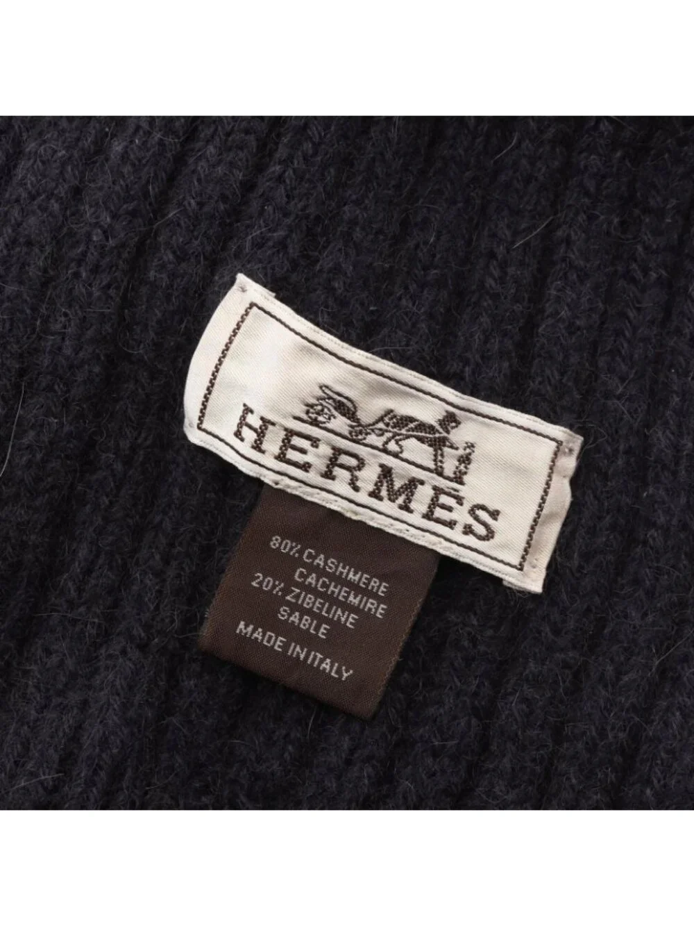 Hermes Scarf Navy